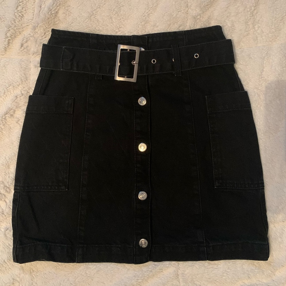 Topshop Buckle Skirt